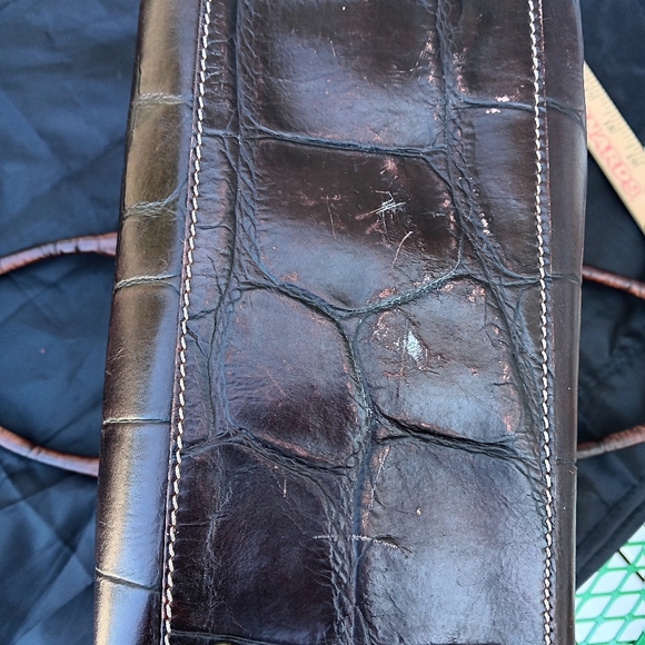 Dooney and bourke croc tassel tote - Picture 8 of 9